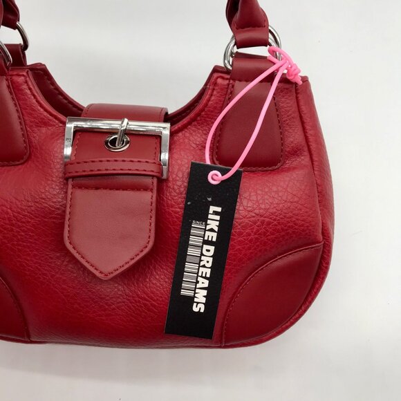 Like Dream Red Artic Plush Y2K Shoulder Bag - Picture 10 of 11